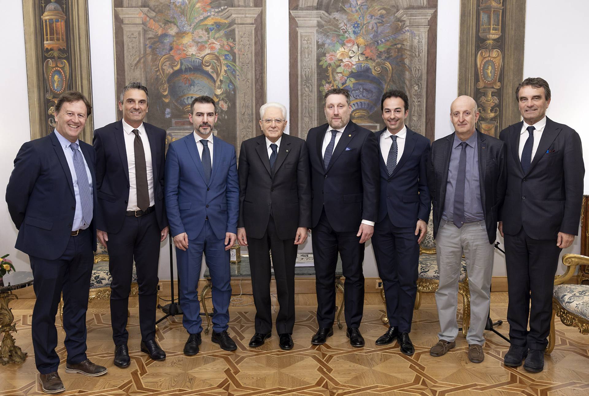 Madonna di Campiglio e la 3Tre ricevuti dal presidente Mattarella