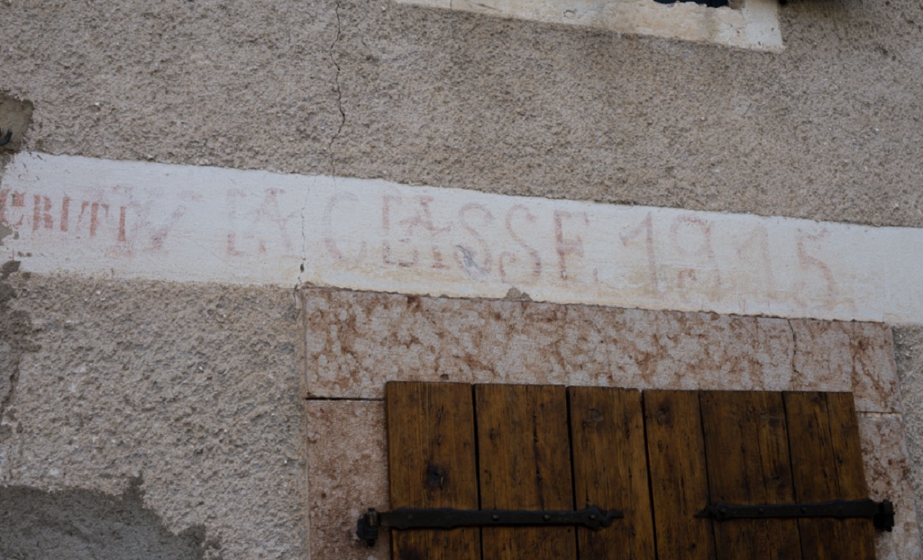 Le scritte murali, tracce di storia