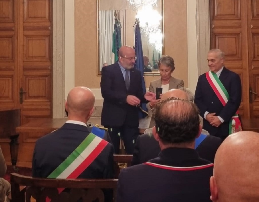 La medaglia d'onore per Pio Paternoster