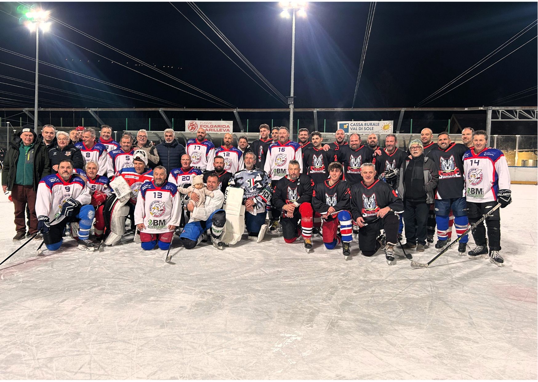 Sfida sul ghiaccio tra vecchie glorie 