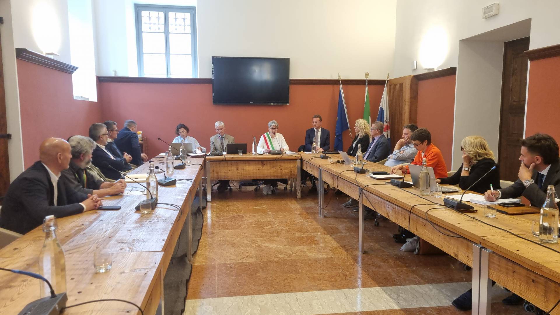 Menapace, giuramento con emozioni