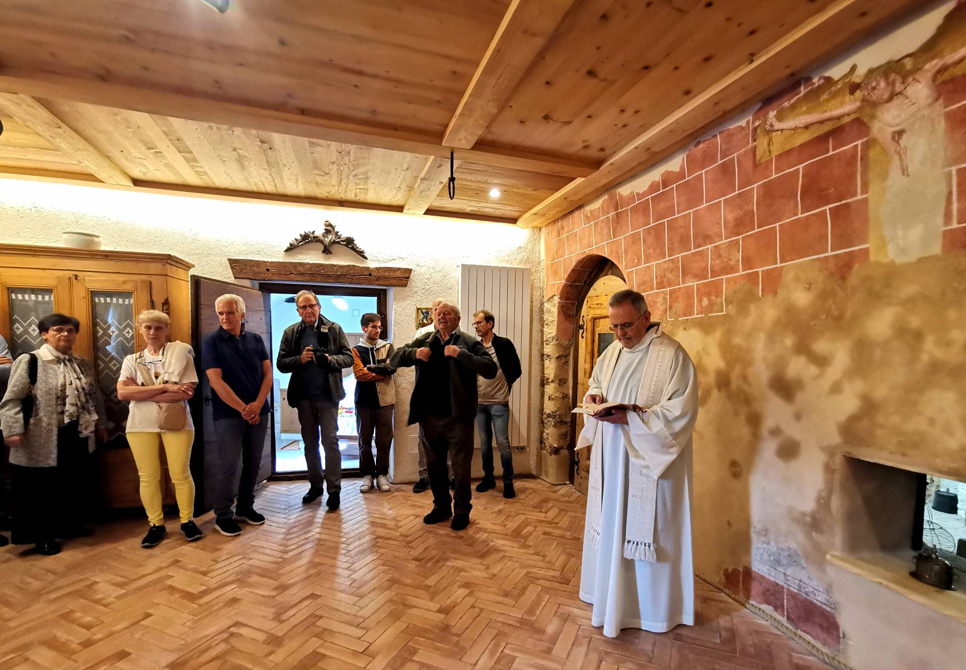 A Coredo 'inaugurato' il Crocifisso