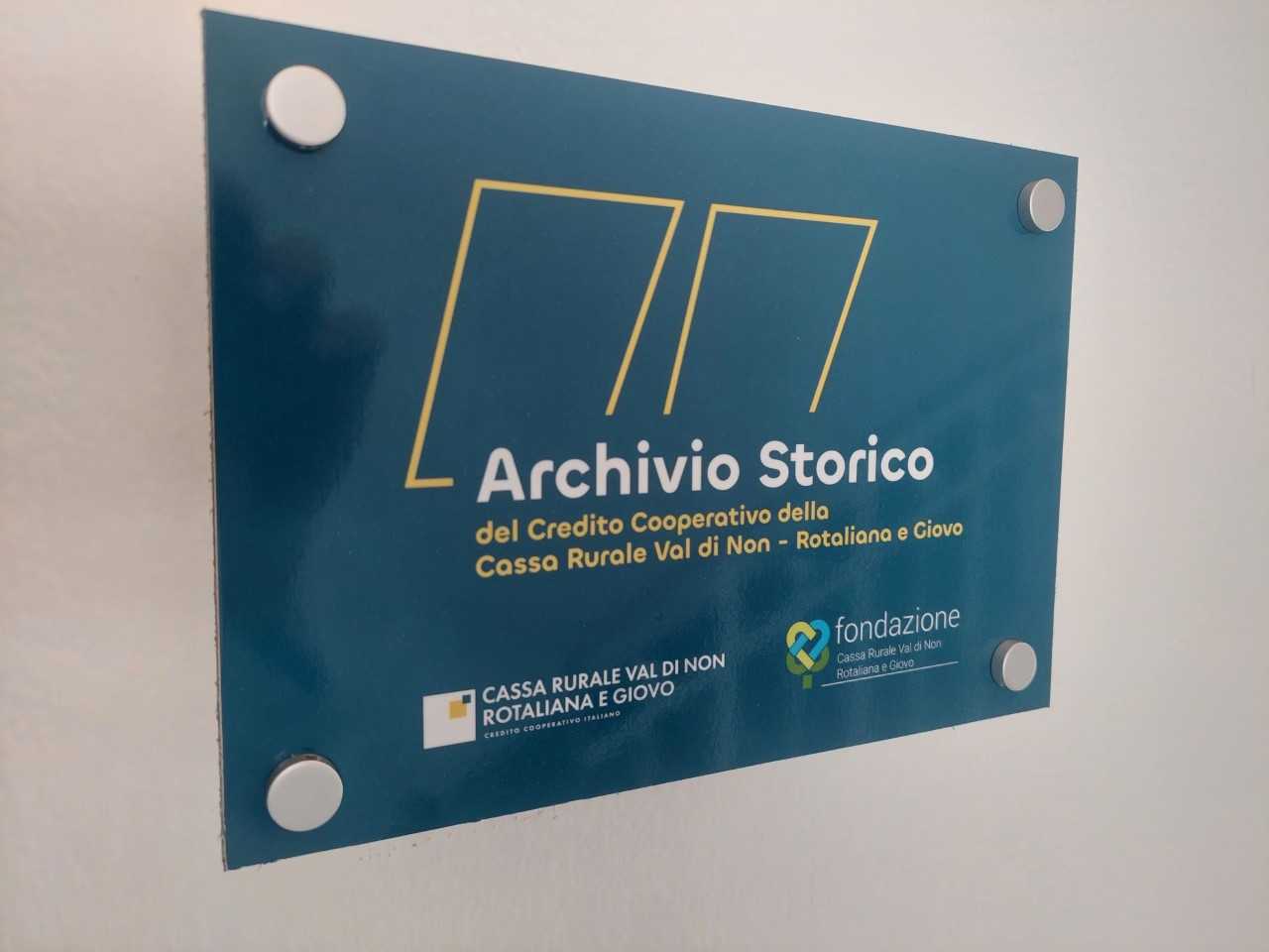   Inaugurato il primo archivio bancario del Trentino