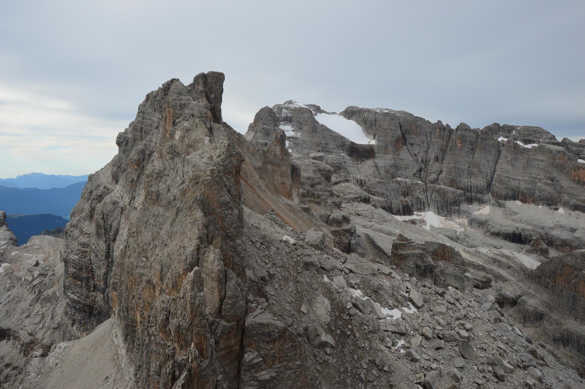 Cima Falkner, in pochi istanti crollato mezzo milione di metri cubi di roccia