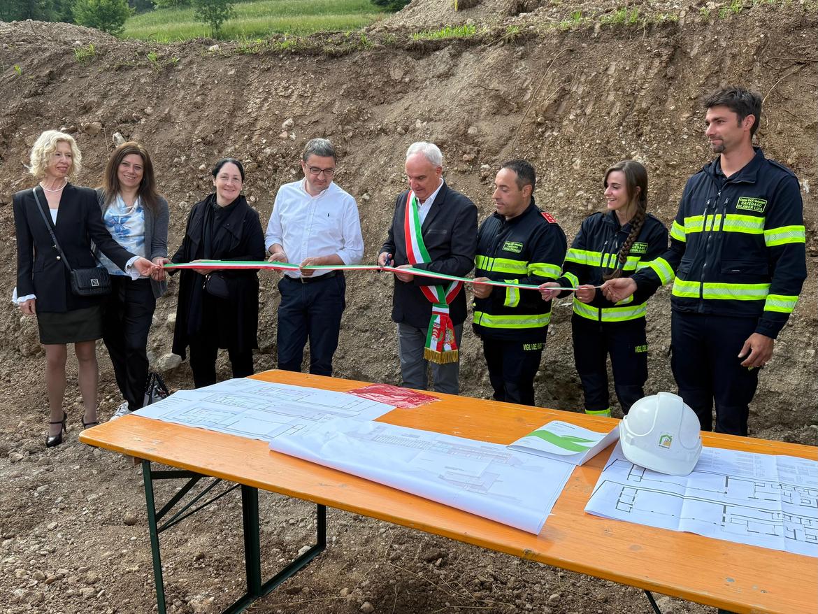 Al via i lavori per la nuova caserma dei vigili del fuoco volontari di Cavedago