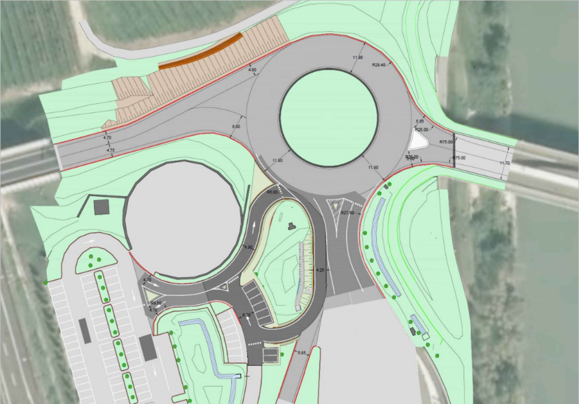 Trento sud, al via i lavori per allargare la rotatoria del casello A22