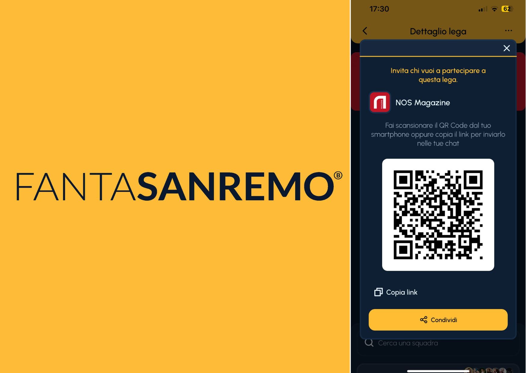 Fantasanremo 2025, iscriviti gratuitamente alla Lega di NOS Magazine e vinci un abbonamento per un anno