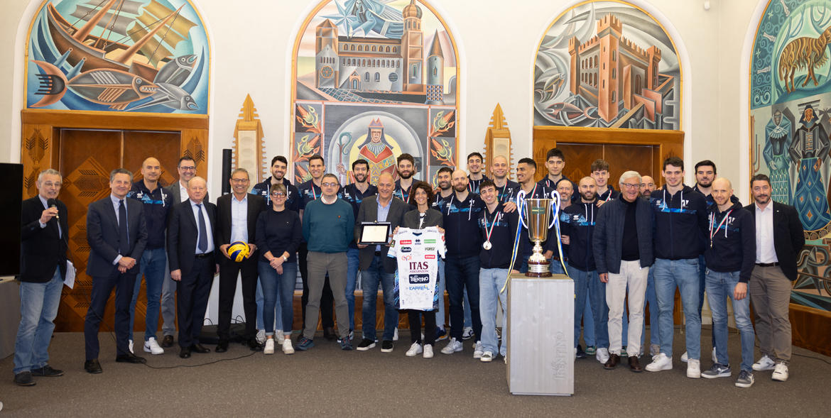 Trentino Volley, sesto Scudetto: il grazie della Provincia ai campioni
