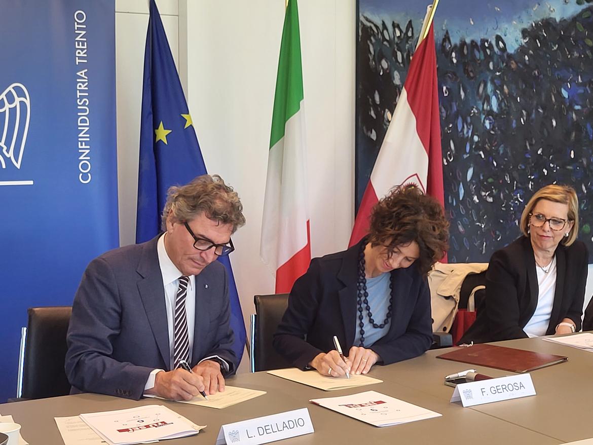 Provincia di Trento e Confindustria rinnovano l’accordo