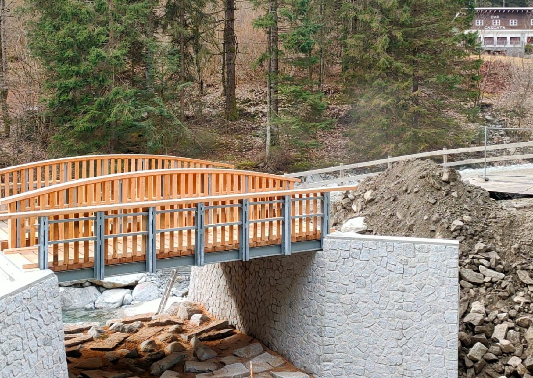 Nel Parco Adamello Brenta un nuovo ponte