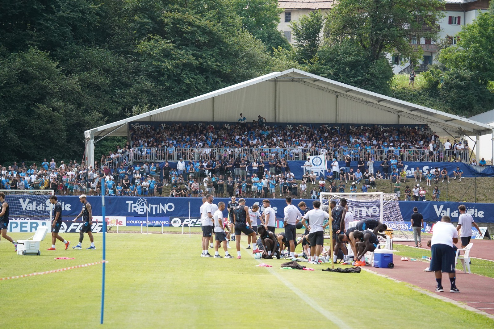 Cala il sipario sul ritiro del Napoli