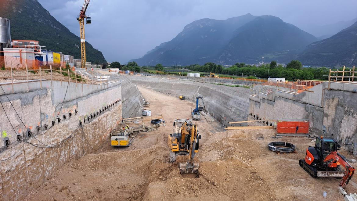 Bypass di Trento, il cantiere avanza: l’opera resta nei tempi previsti