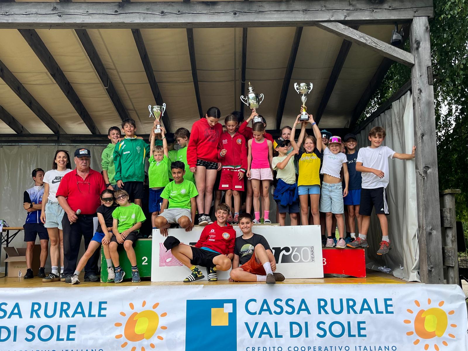 Monte Giner a podio fra gli under 14 a Pellizzano