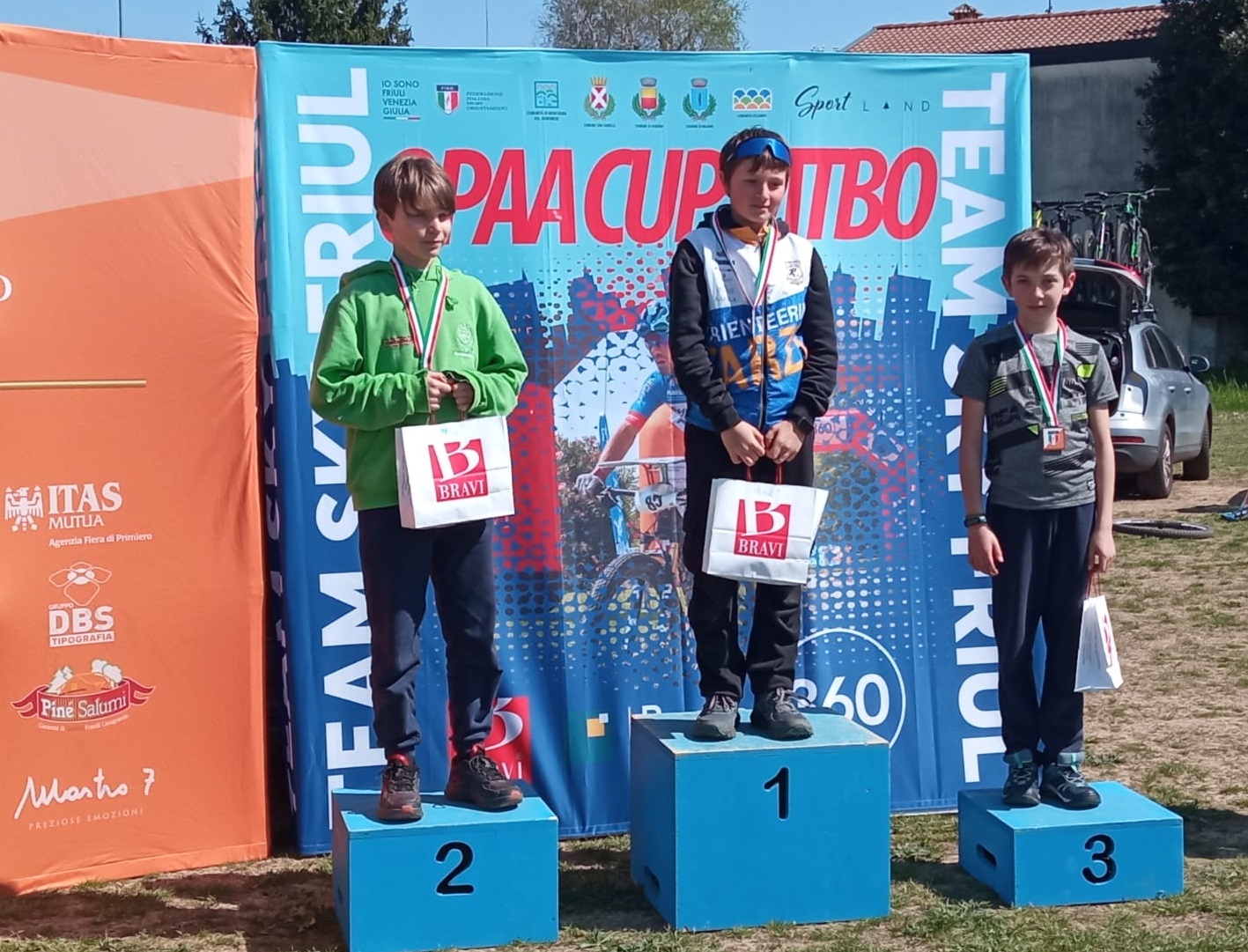 Il G.S. Monte Giner in gran spolvero nella corsa e mtb orienteering