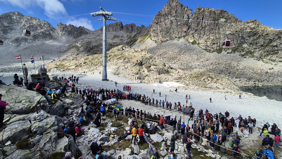 Il Trentino celebra la pace sul Presena