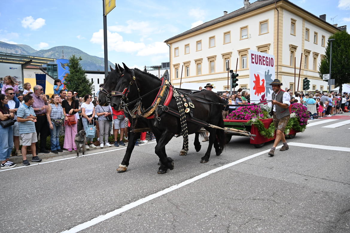 Festa dell'Euregio a Brunico, uniti nella diversità