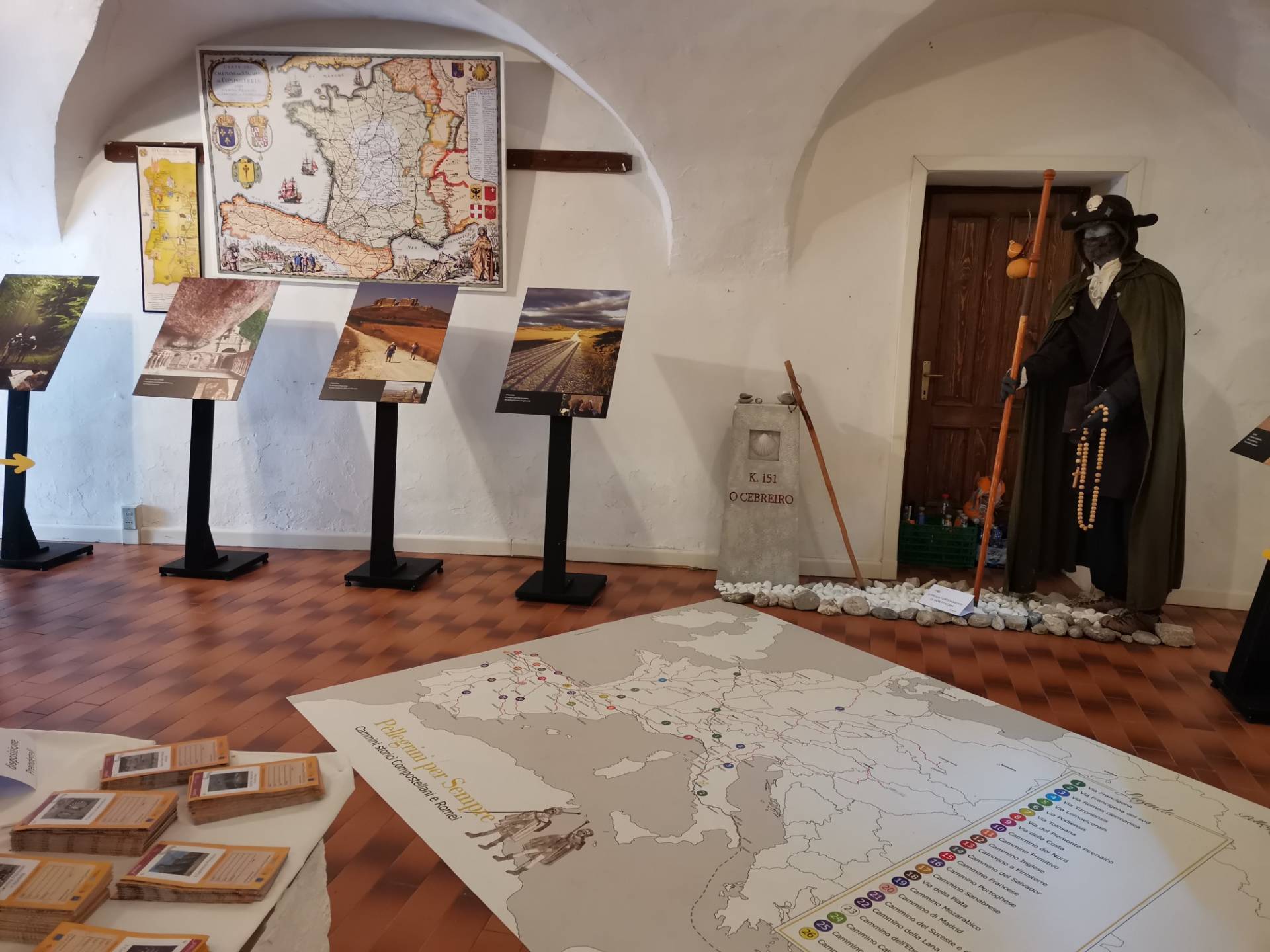 I cammini in un'esposizione bibliografica