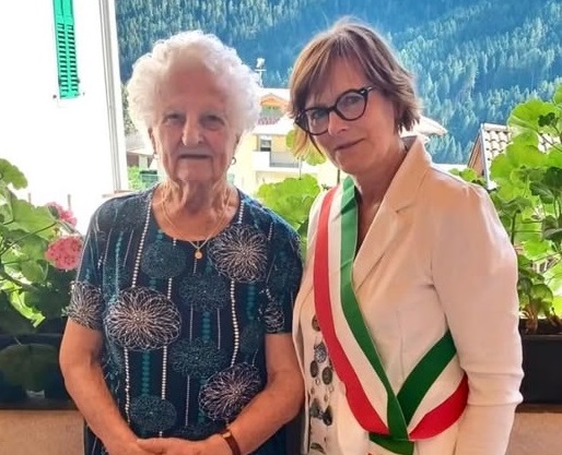 Carmela Moggio, la più anziana di Rumo