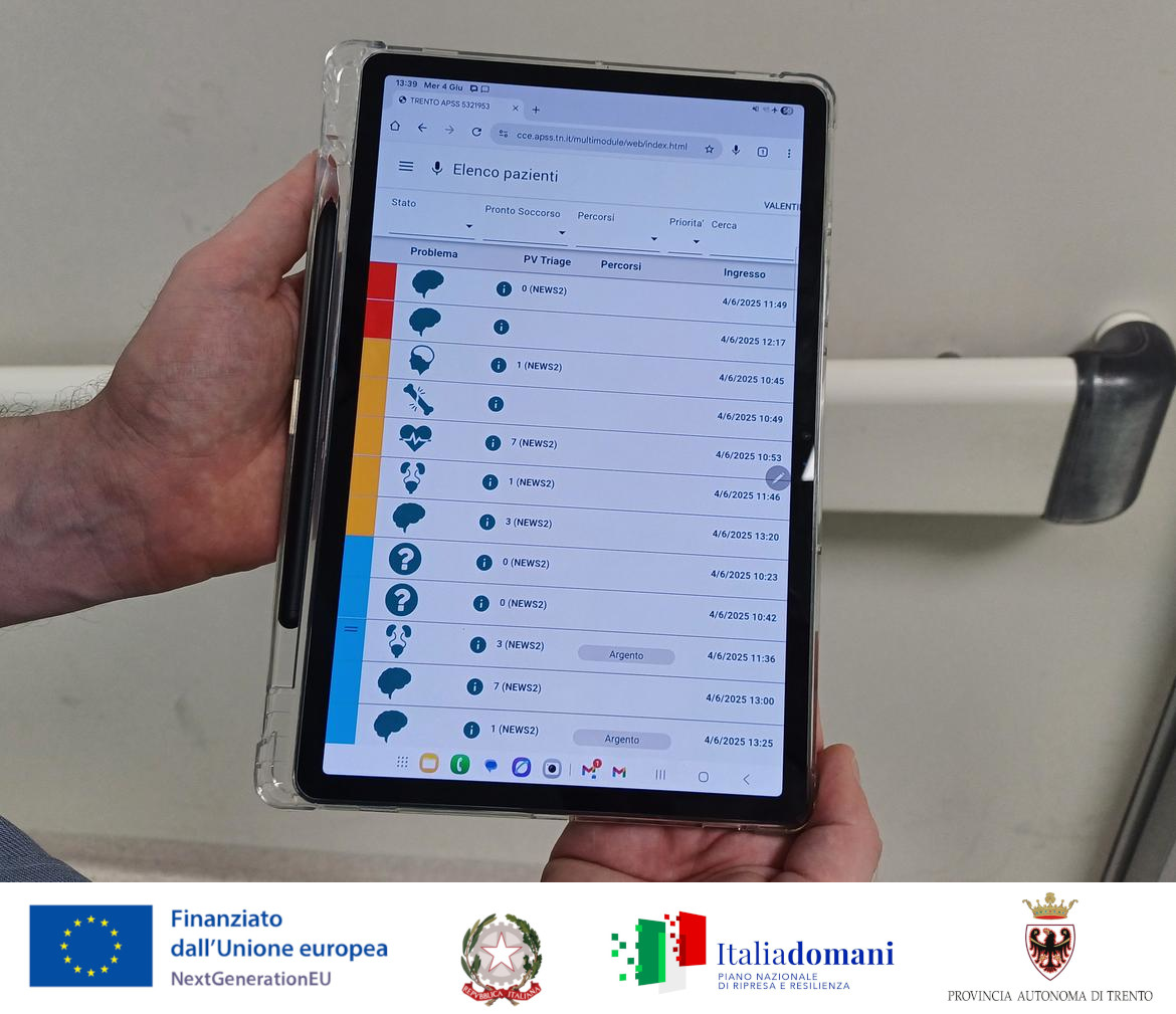 Trento, in funzione il nuovo sistema informativo di pronto soccorso