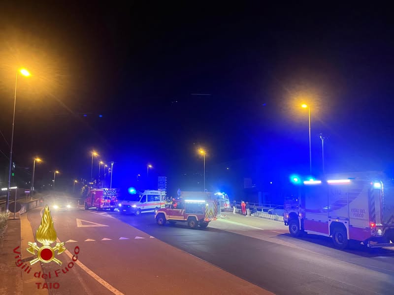 Carambola di mezzanotte a Mollaro