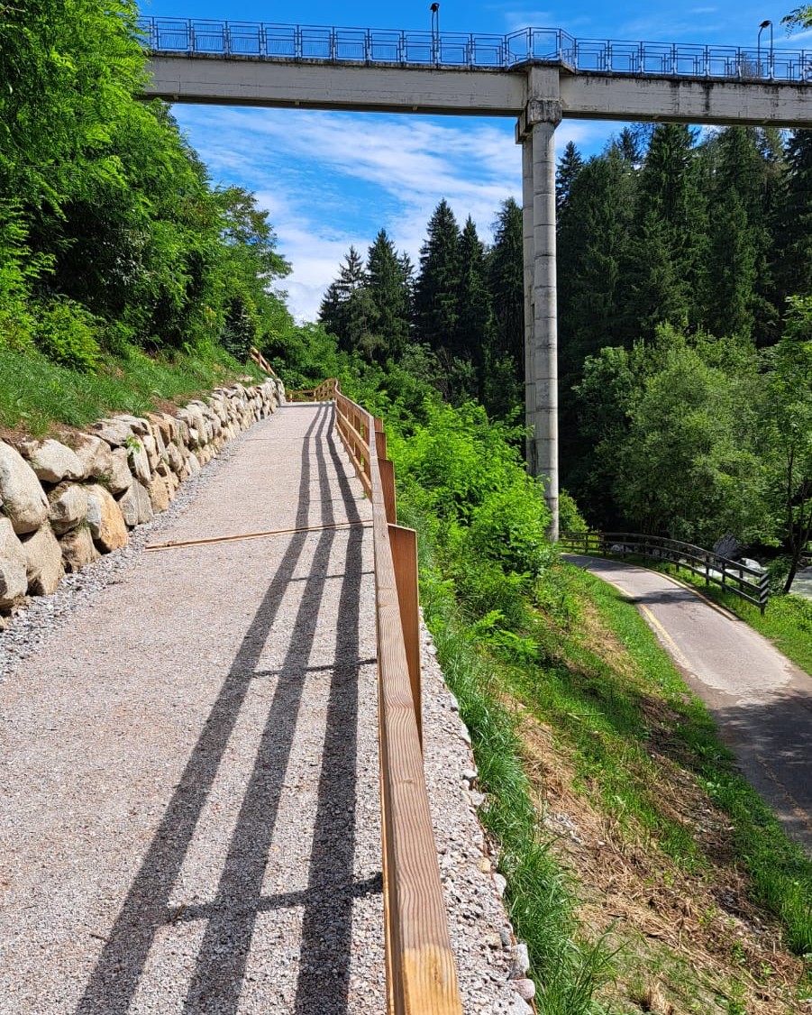 Malé, collegamento con la ciclopedonale aperto