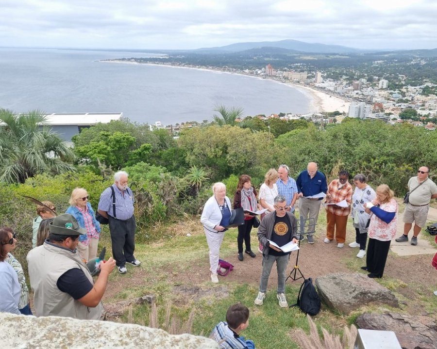 Visita alla Vergine degli alpini in Uruguay