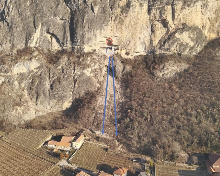 Mezzocorona, nuovo grave crollo a Castel San Gottardo