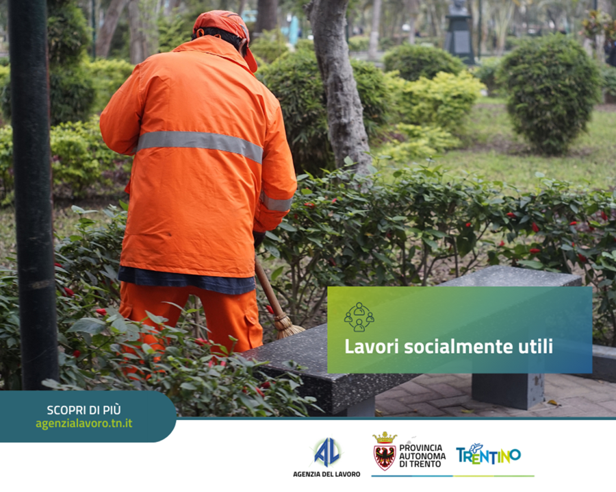 Lavori socialmente utili in Trentino: assegnati 16 milioni per 2000 posti disponibili