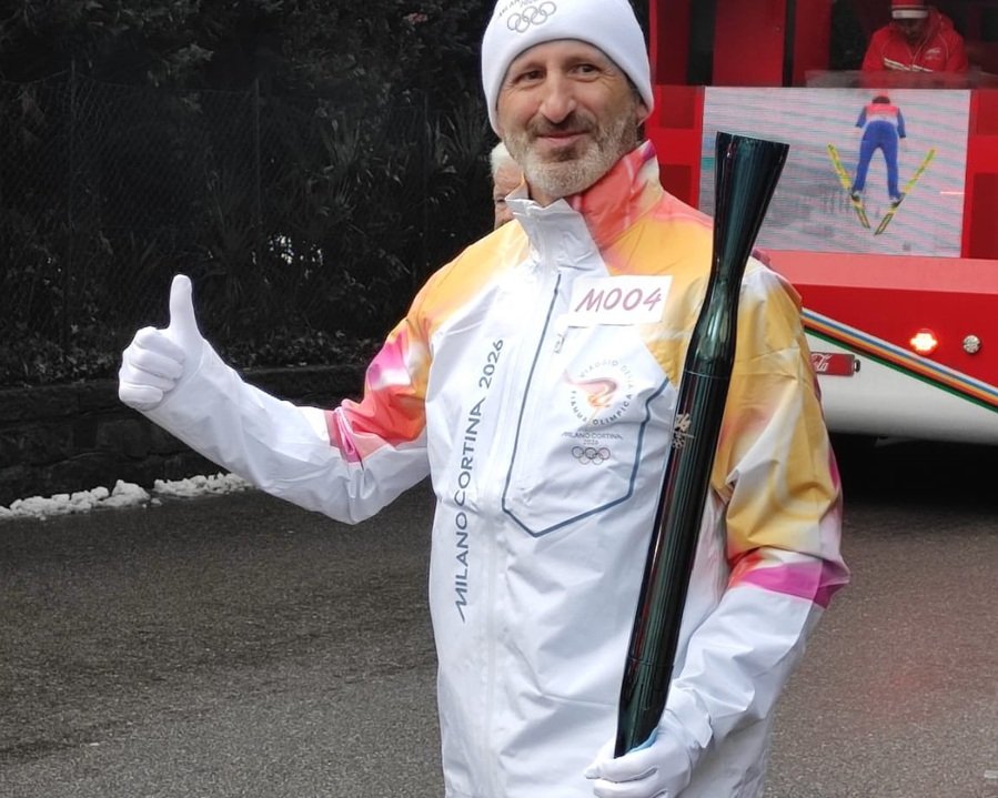 Una festa corale per la fiaccola olimpica