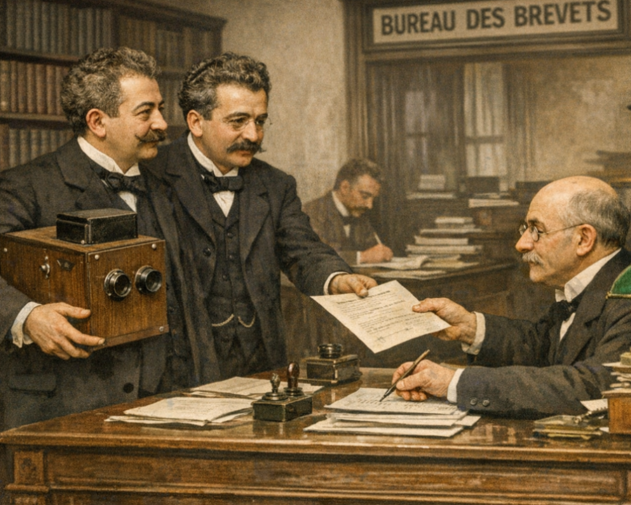 13 febbraio 1895: I Lumière brevettano il Cinematografo