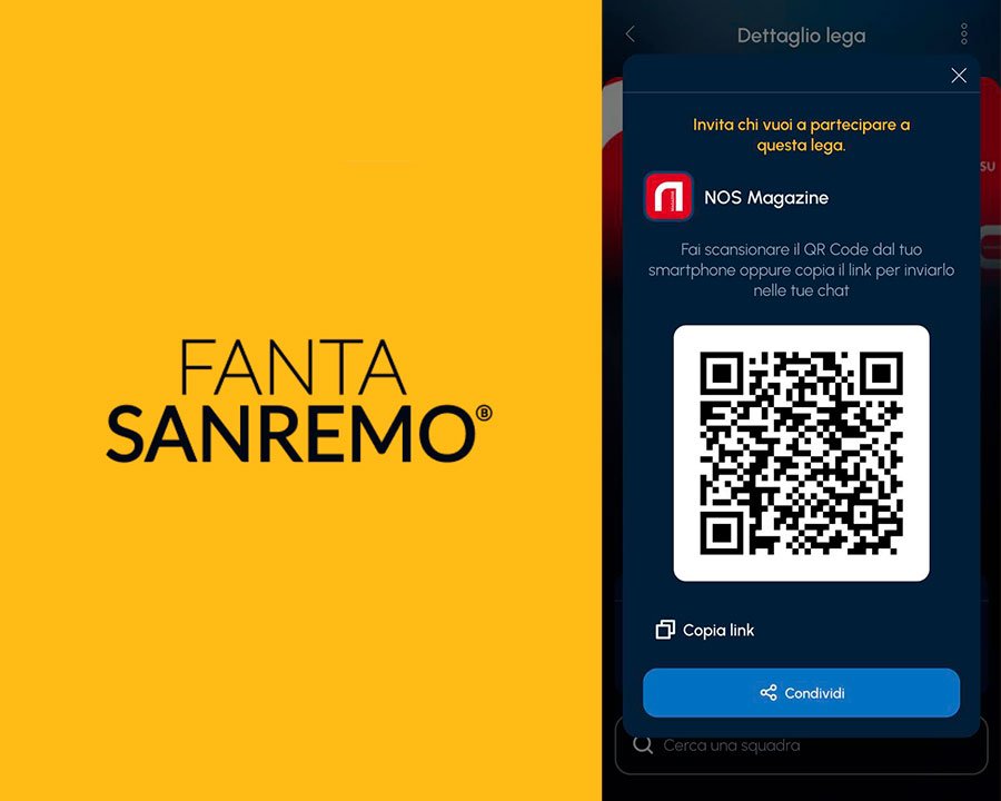 Fantasanremo 2026, iscriviti gratuitamente alla Lega di NOS Magazine e vinci un abbonamento per un anno