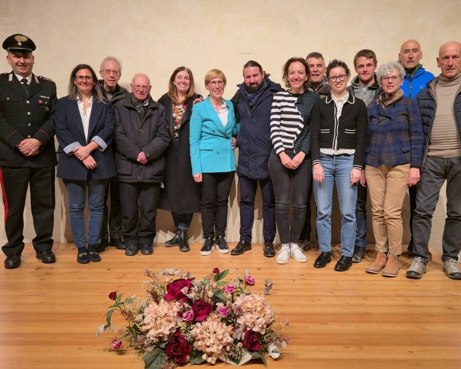 Grande partecipazione a Terzolas per Stefano Rossi