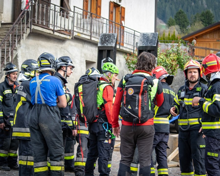 Maxi esercitazione di Protezione Civile a Rumo 