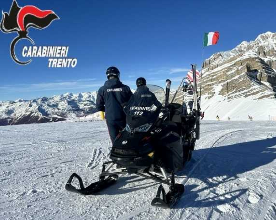 Carabinieri sciatori, oltre 1.100 interventi tra Campiglio e Pinzolo