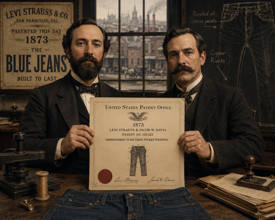 20 maggio 1873: Strauss e Davis brevettano i blue jeans