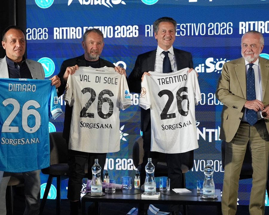 Il Napoli in Val di Sole fa quindici