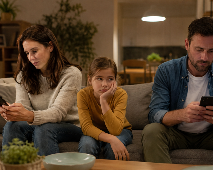 Spegnete il cellulare quando siete con i vostri figli