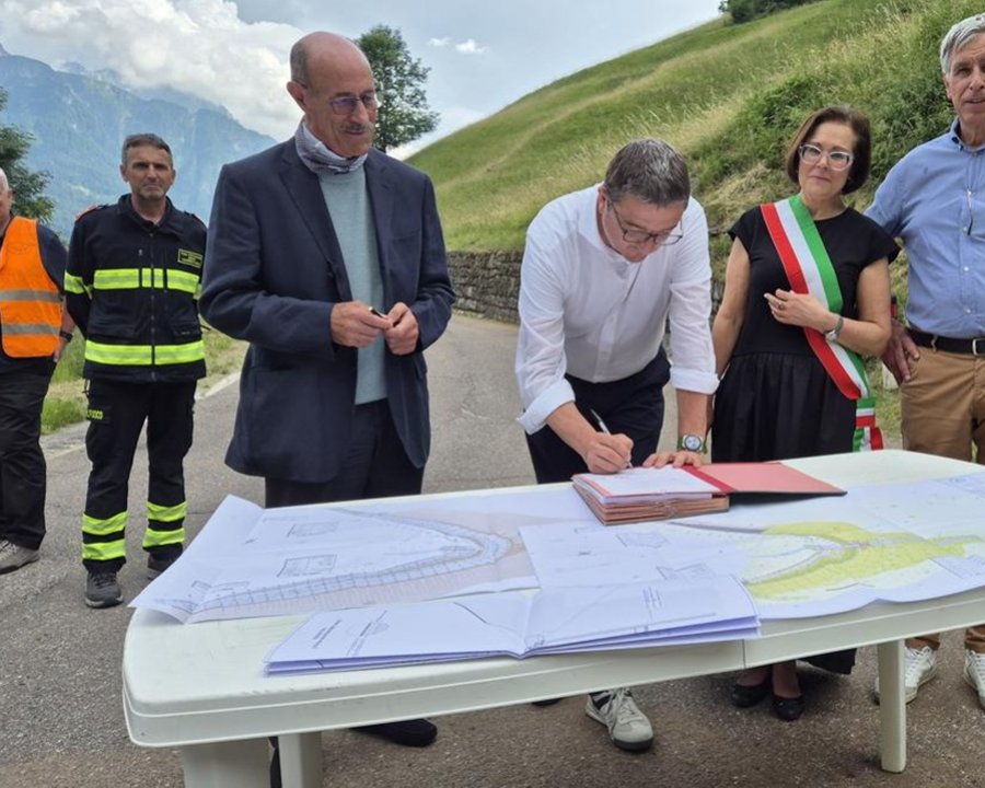 Al via i lavori per il nuovo by-pass paravalanghe sulla Sp 141 a Malé