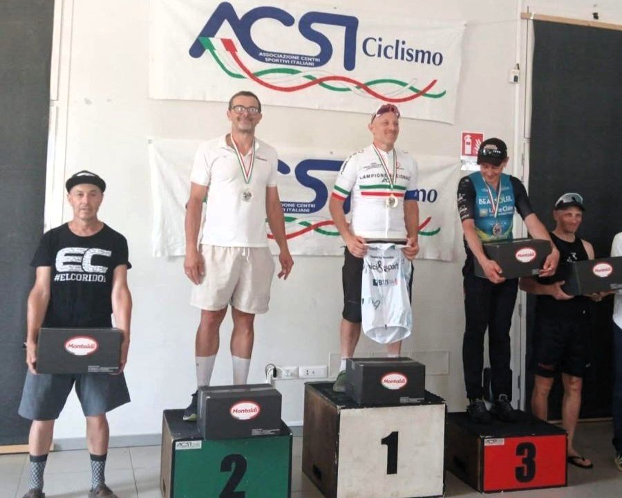 Dell’Eva campione d’Italia nella cronometro Master 