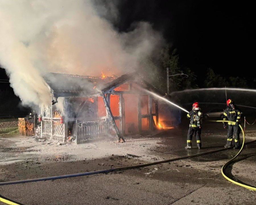 Monclassico, capanno a fuoco