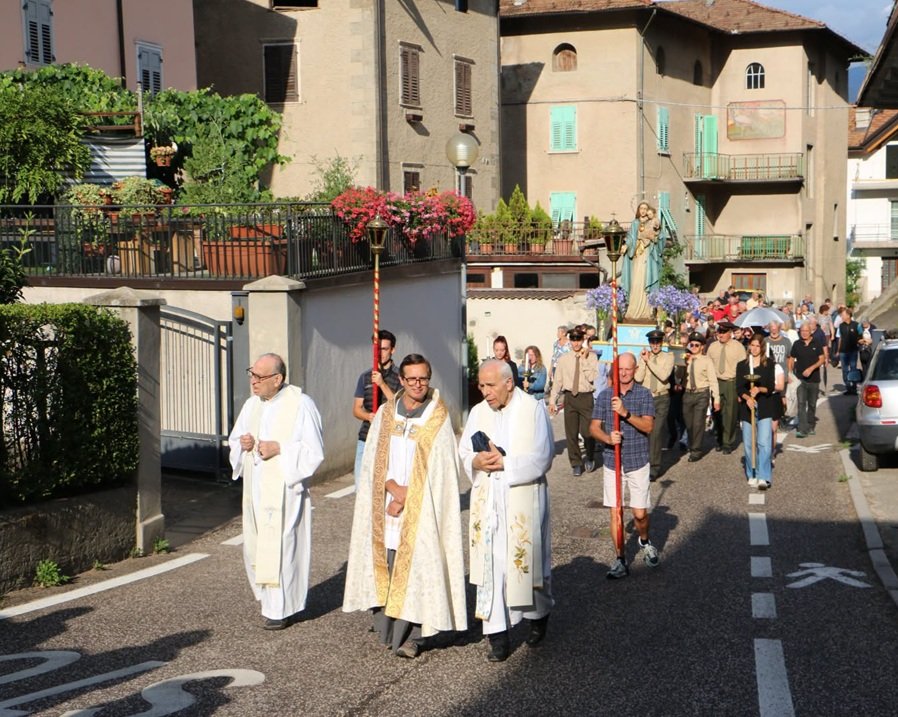 Rallo ha salutato padre Cristian Borghesi