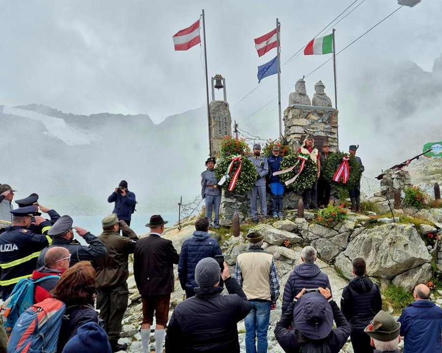 Passo Paradiso, un appello di pace dal Presena