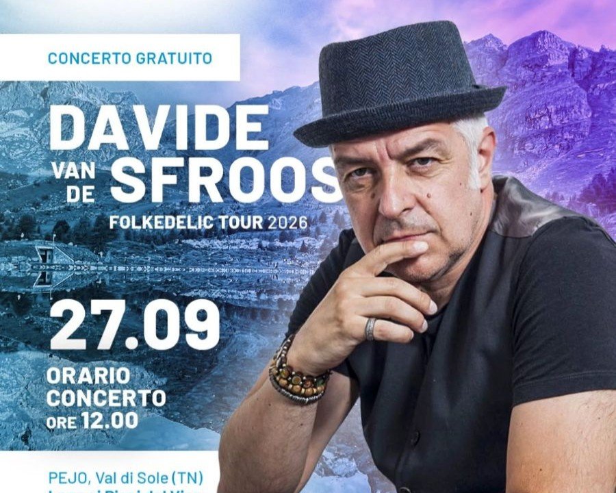 Davide Van De Sfroos porta il suo folk in alta quota