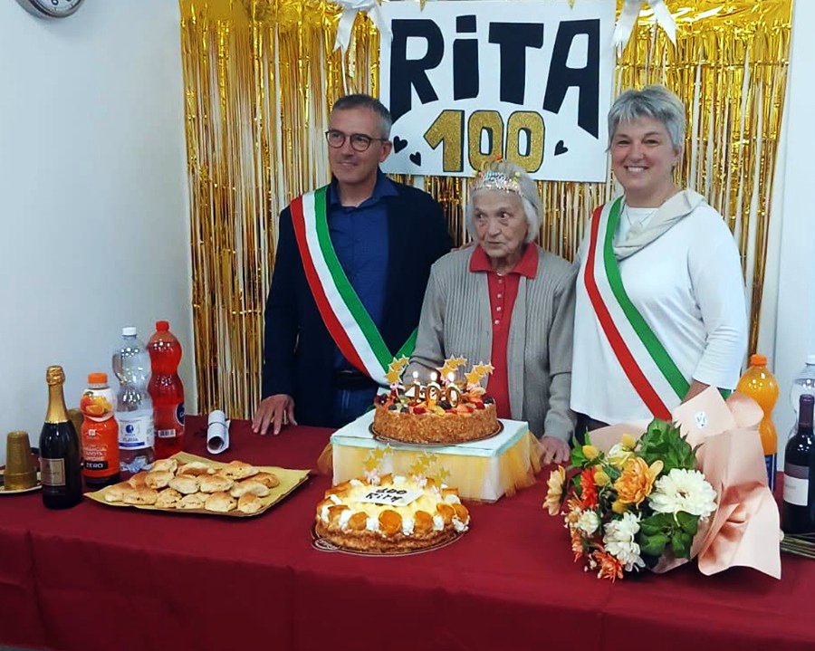 Festa per i 100 anni di Rita Martignoni