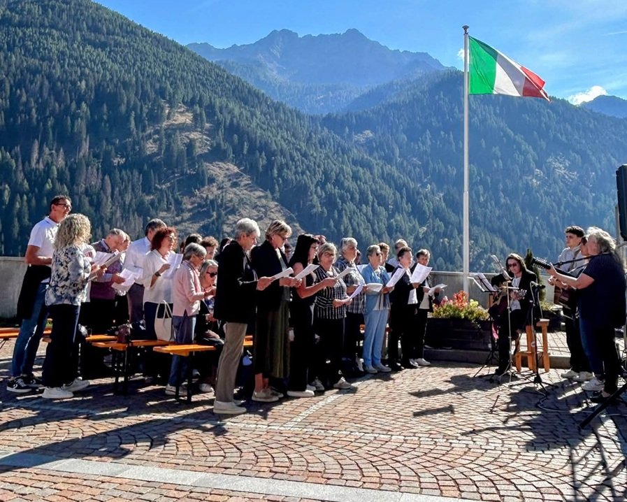 Il saluto di Vermiglio a don Enrico Pret