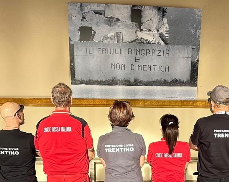 Protezione civile, il Trentino in Friuli per i 50 anni dal terremoto