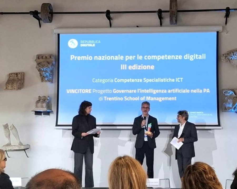 Un progetto di TSM vince il Premio Nazionale per le Competenze Digitali