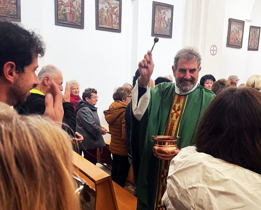 Padre Placido nuovo parroco di Romallo e Tregiovo