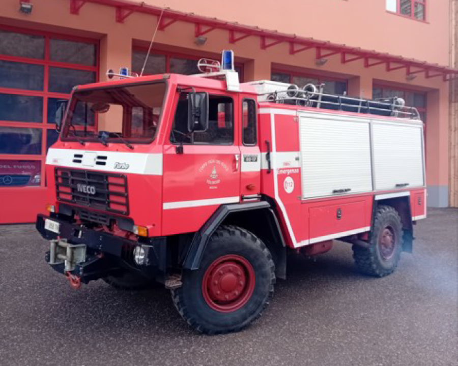 In vendita il mezzo dei vigili del fuoco volontari